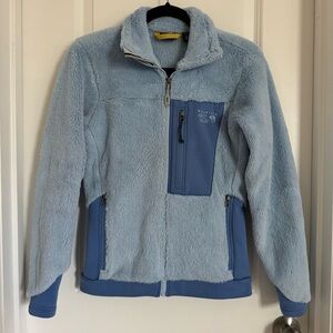 Mountain Hardwear Light Blue Fluffy Jacket, S